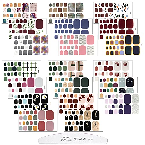 20 Sheets Toe Nail Polish Strips-03