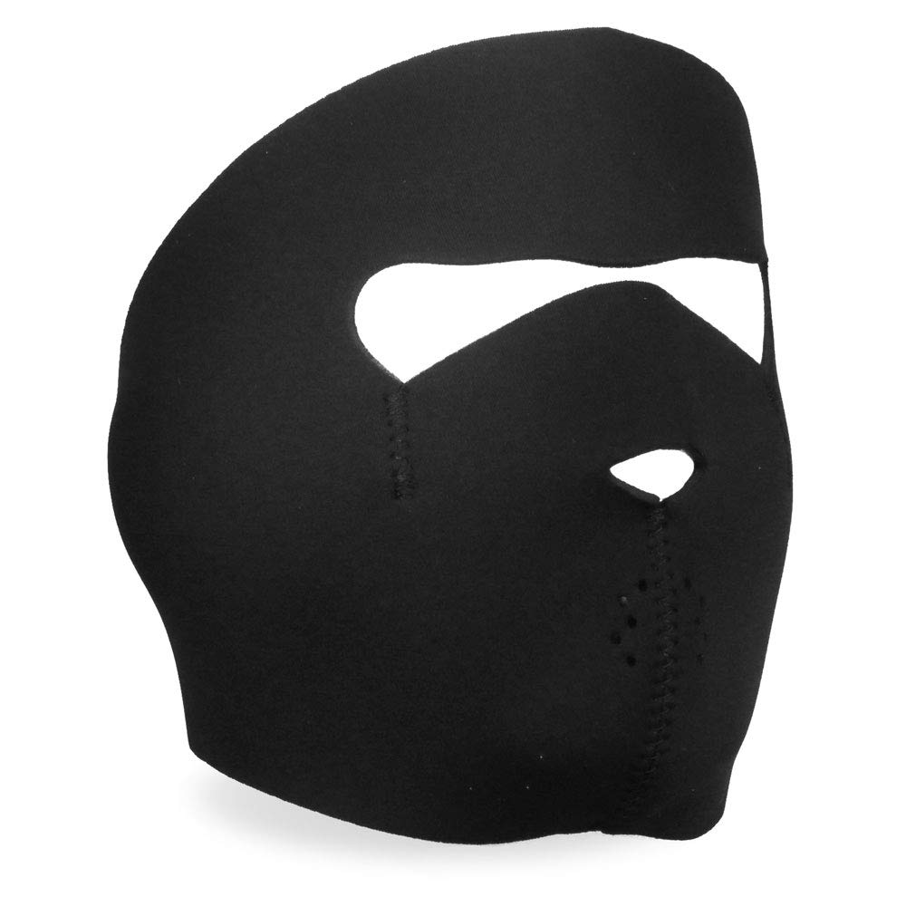 Hot Leathers Neoprene Face Mask - Black - Comfortable & Breathable for Outdoor Activities, Sports & Daily Protection