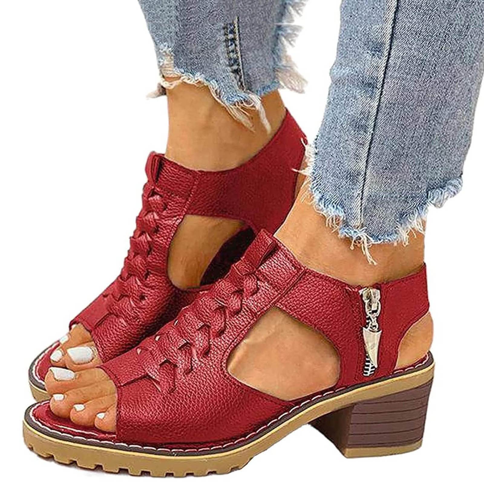 **Eduavar Women's Orthopedic Wedge Sandals – Comfortable Open-Toe Platform Sandals with Adjustable Back Strap | Perfect for Summer, Walking, Travel & Casual Outfits**