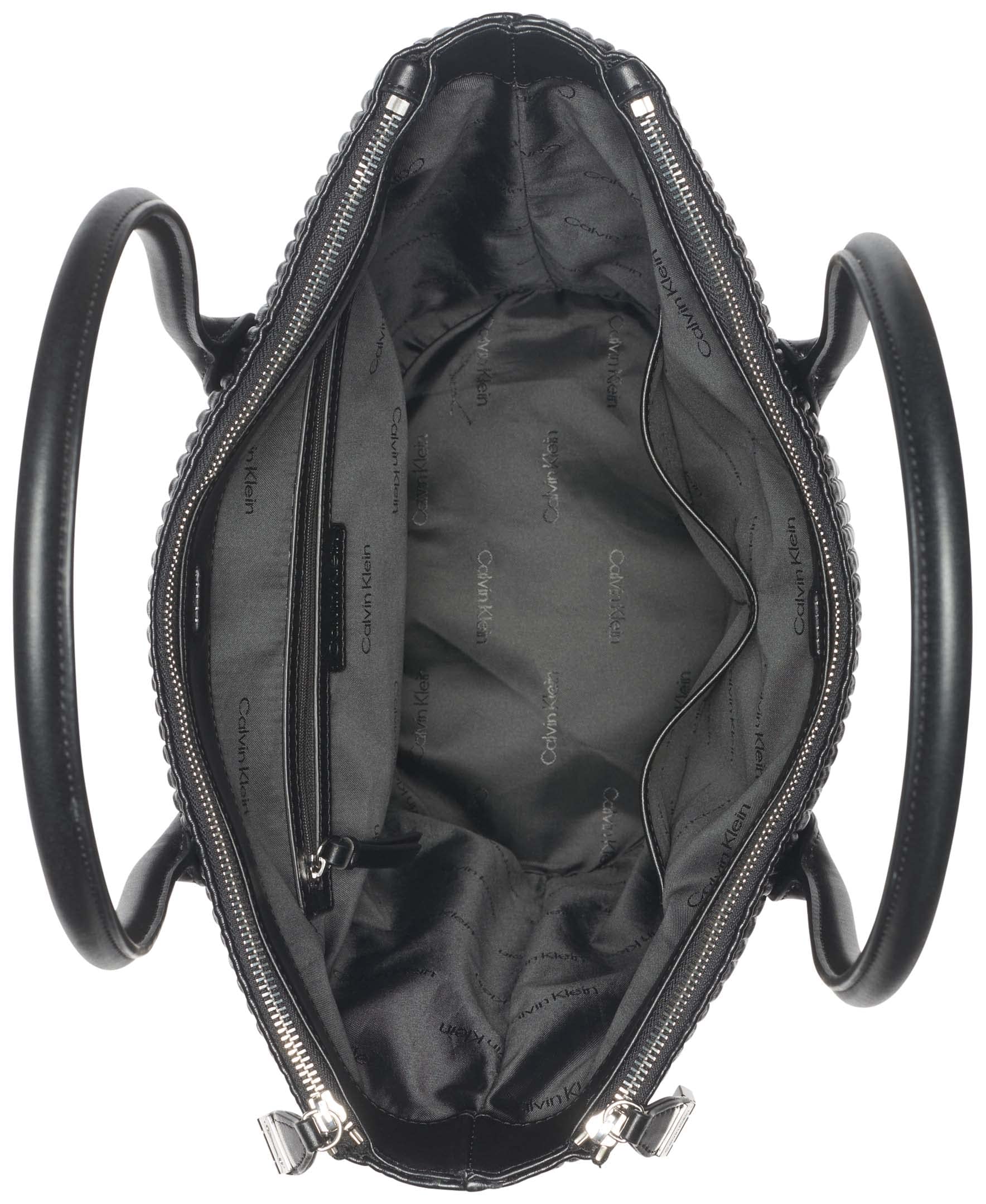 Calvin Klein Modern Essentials North/South Organizational Tote Bag for Women - Stylish Work & Travel Laptop Tote with Multiple Pockets - Perfect for Office, Commute & Business Trips