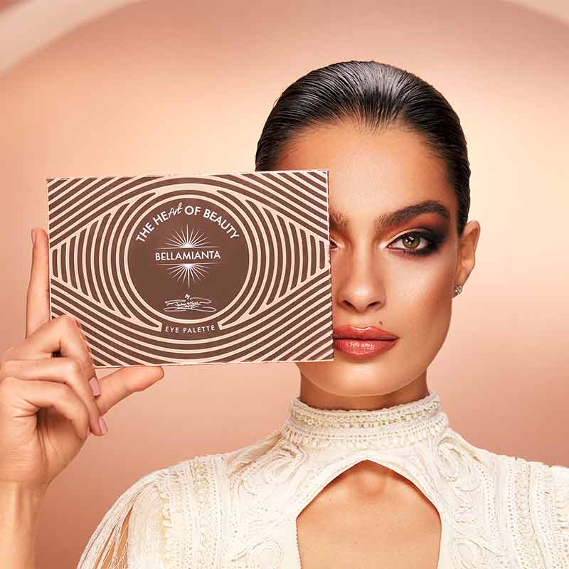 Bellamianta The HeART of Beauty Eye Palette by Paddy McGurgan - Professional Makeup Eyeshadow Palette for Everyday & Special Occasions - Perfect for Bridal, Party & Date Night Looks