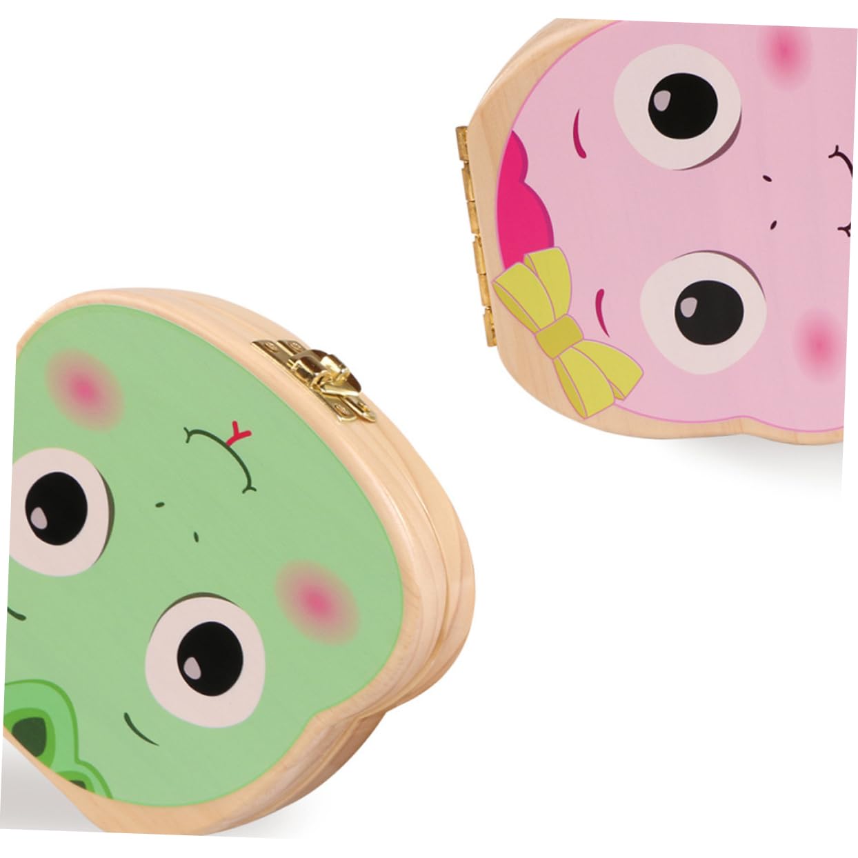 RORPOIR Eco-Friendly Wooden Baby Teeth Keepsake Box - Deciduous Tooth Holder for Preserving Baby's First Teeth | Perfect for Baby Shower Gifts, Memory Storage & Nursery Decor
