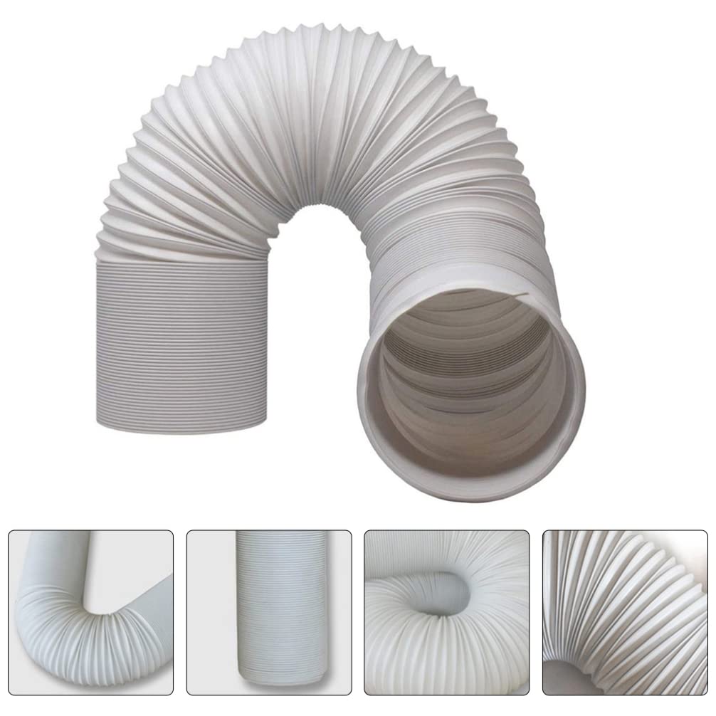 Universal Air Conditioning Exhaust Duct & Dryer Vent Hose - Flexible AC Hose for Kitchen, Household & HVAC Discharge | Perfect for Home, RV & Portable AC Units