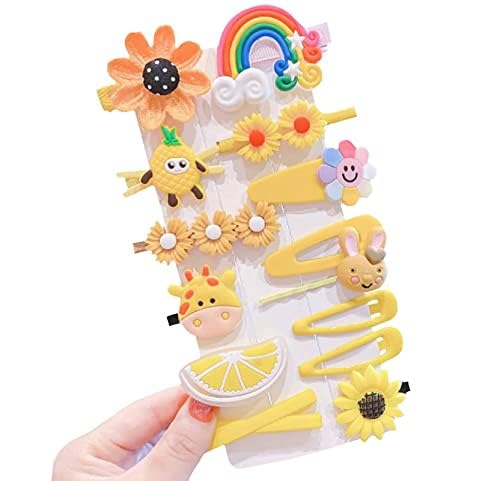 FAMEZA 10 Pcs Rainbow Hair Clips with Pearl Accents - Fashion Hair Accessories for Women & Girls - Styling Tools for Curly, Straight & Wavy Hair - Purple Hair Clips Set (10 Pack) - Perfect for Parties, Weddings & Everyday Wear