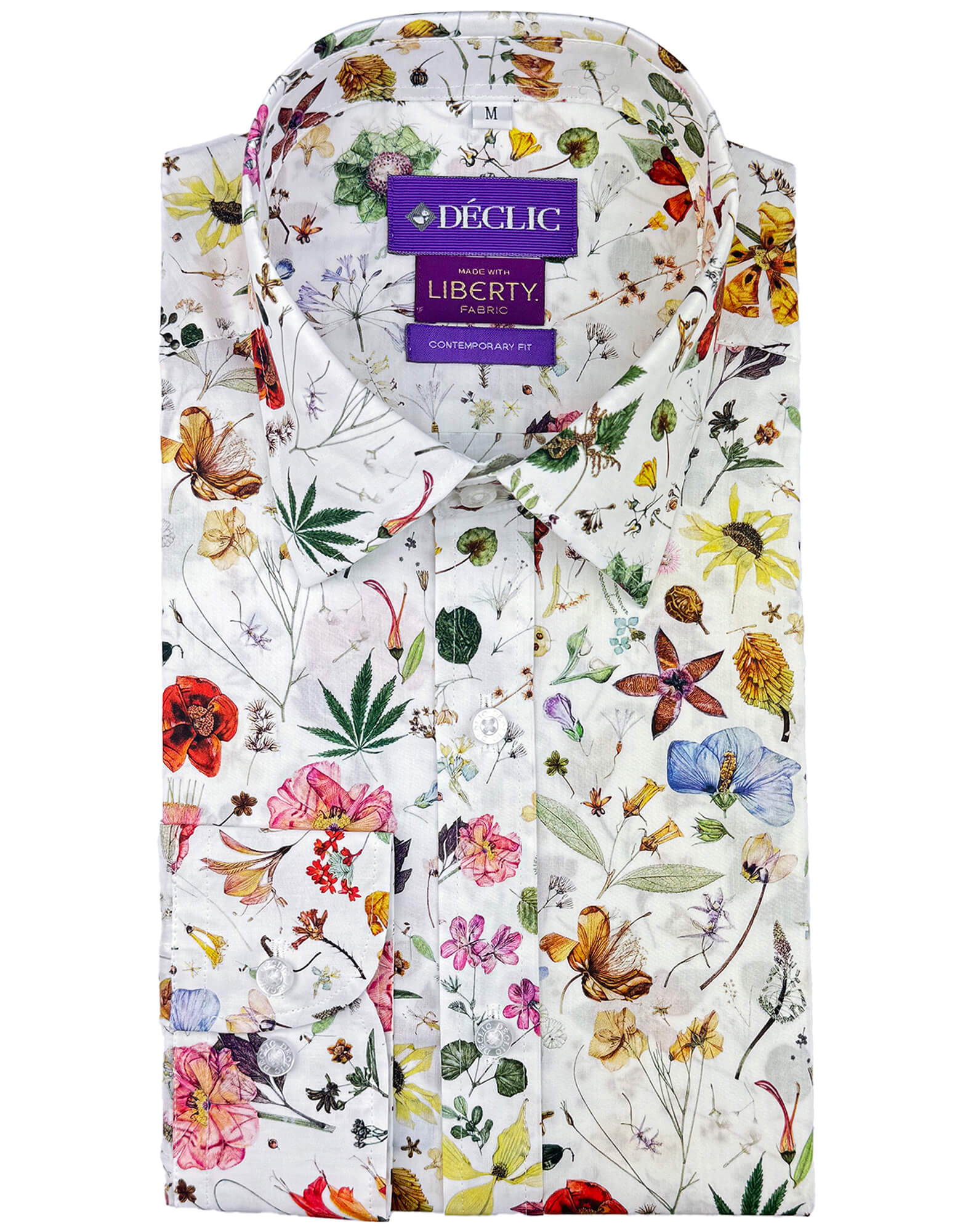 DÉCLIC Liberty Floral Eve Print Shirt for Women - Assorted Colors - Stylish Casual & Office Wear - Perfect for Spring & Summer Outfits