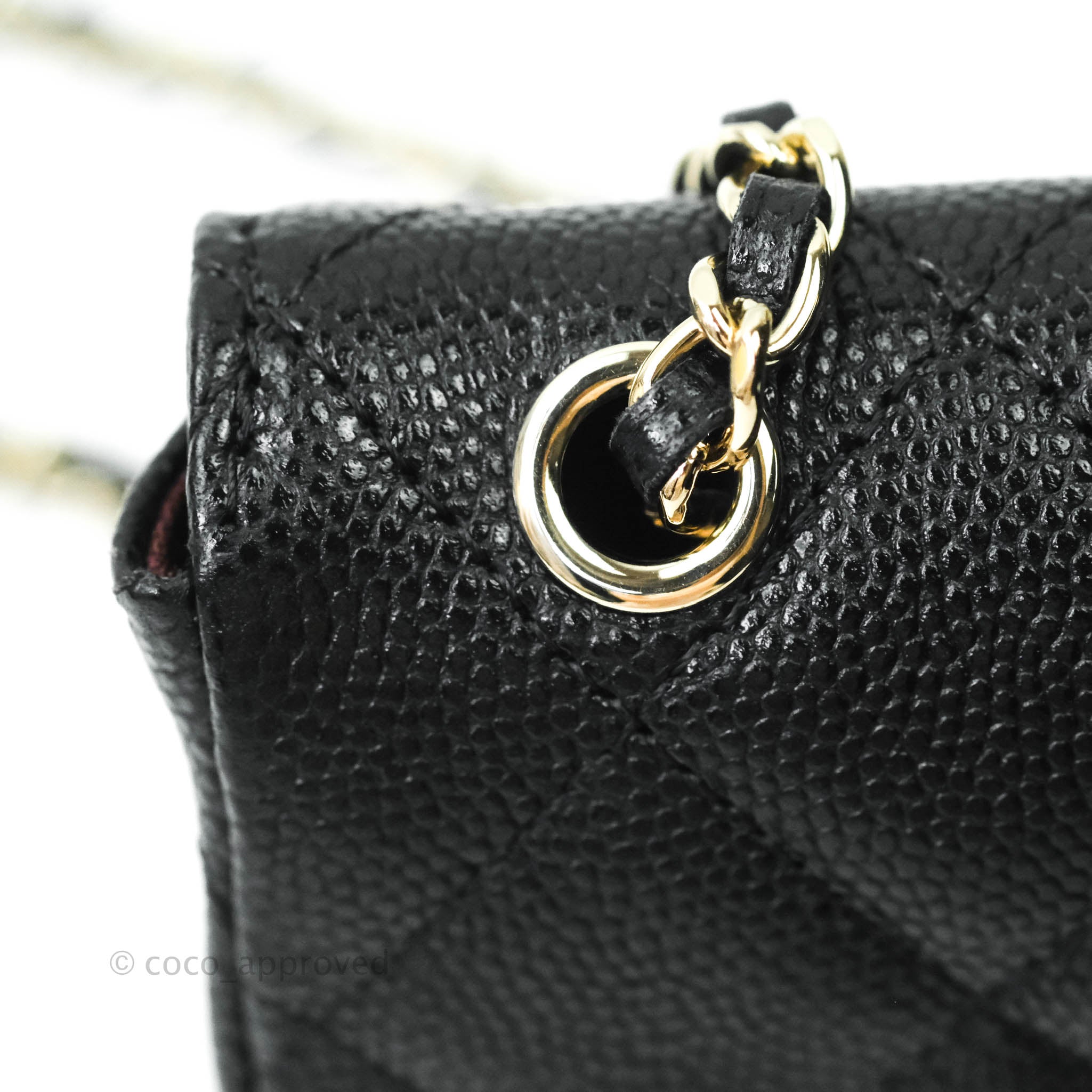 Chanel Classic Flap Belt Bag in Black Caviar Leather with Gold Hardware - Luxury Crossbody Bag for Women, Perfect for Everyday Wear & Special Occasions
