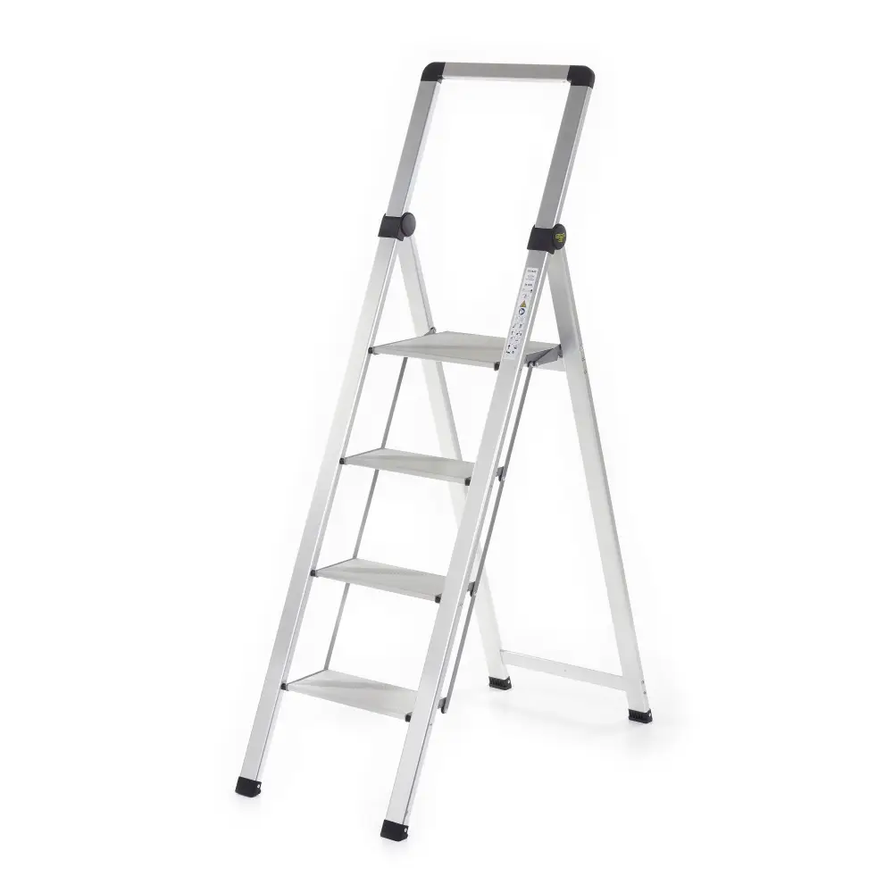 Climb It Slim Folding Steps - Lightweight Portable Ladder for Home, Garage, and Warehouse Use - Perfect for Reaching High Shelves and Storage Areas