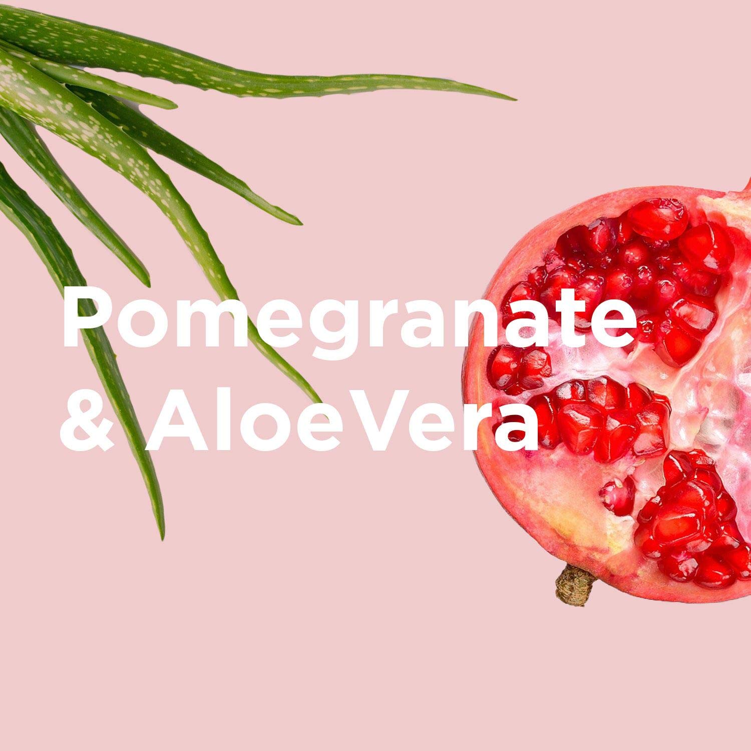 Pomegranate & Aloe Vera Body Wash 300ml (10.1 fl oz) - Hydrating & Refreshing Shower Gel for Dry Skin - Perfect for Daily Use & Spa Days