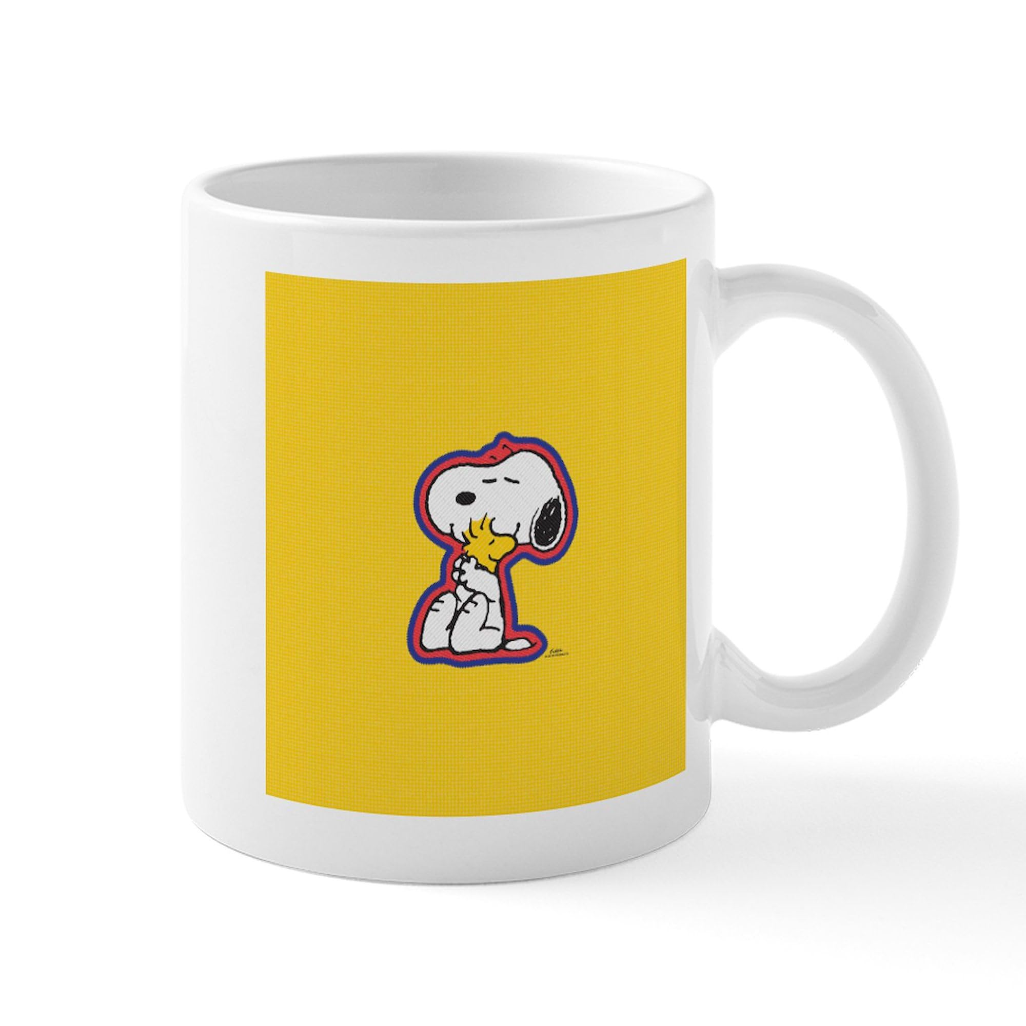 Peanuts Snoopy 11 oz Ceramic Coffee Mug (325 ml) - Perfect for Hot & Cold Drinks, Office, Home, and Gifts - CafePress