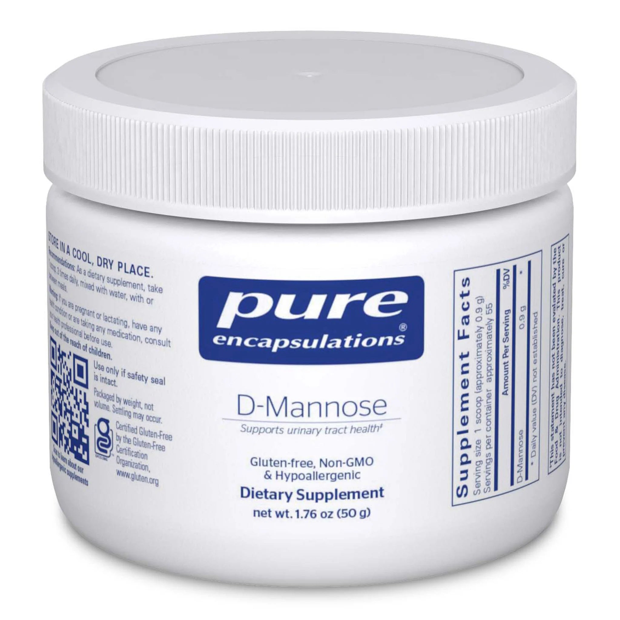 Pure D-Mannose Powder 50g - Premium Urinary Tract Support Supplement for Women & Men - Supports Bladder Health & UTI Relief - Ideal for Daily Wellness & Immune Support