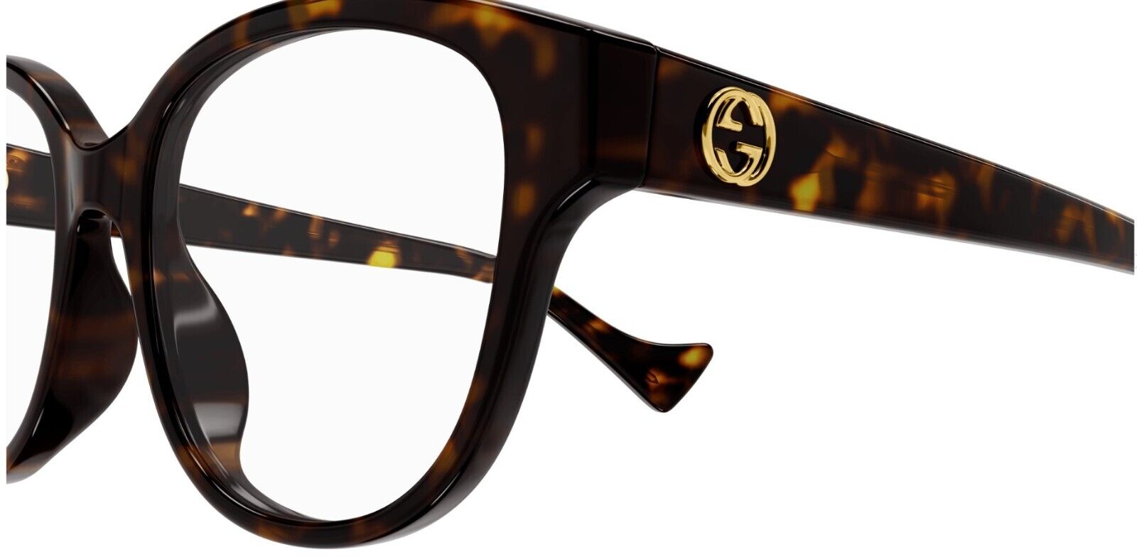 Gucci GG1260OA 002 Havana Soft Square Women's Eyeglasses - Stylish Designer Glasses for Women, UV Protection & Lightweight Frame - Perfect for Work, Reading & Fashion Accessories