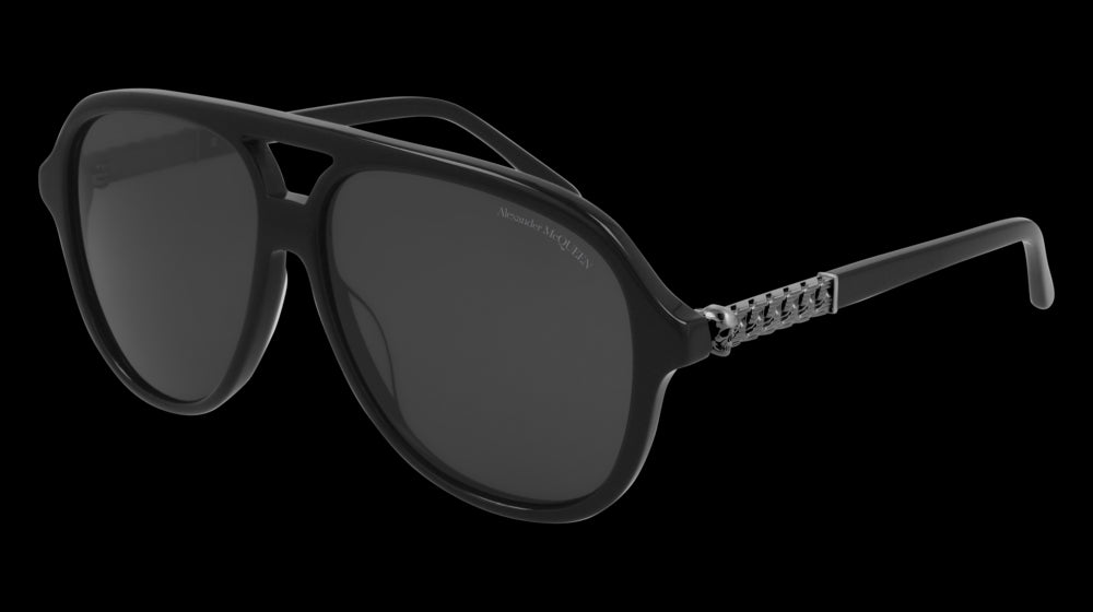 Alexander McQueen AM0322S Sunglasses - Luxury Designer Shades for Men & Women - UV Protection & Polarized Lenses - Perfect for Outdoor Activities, Travel & Fashion Statements