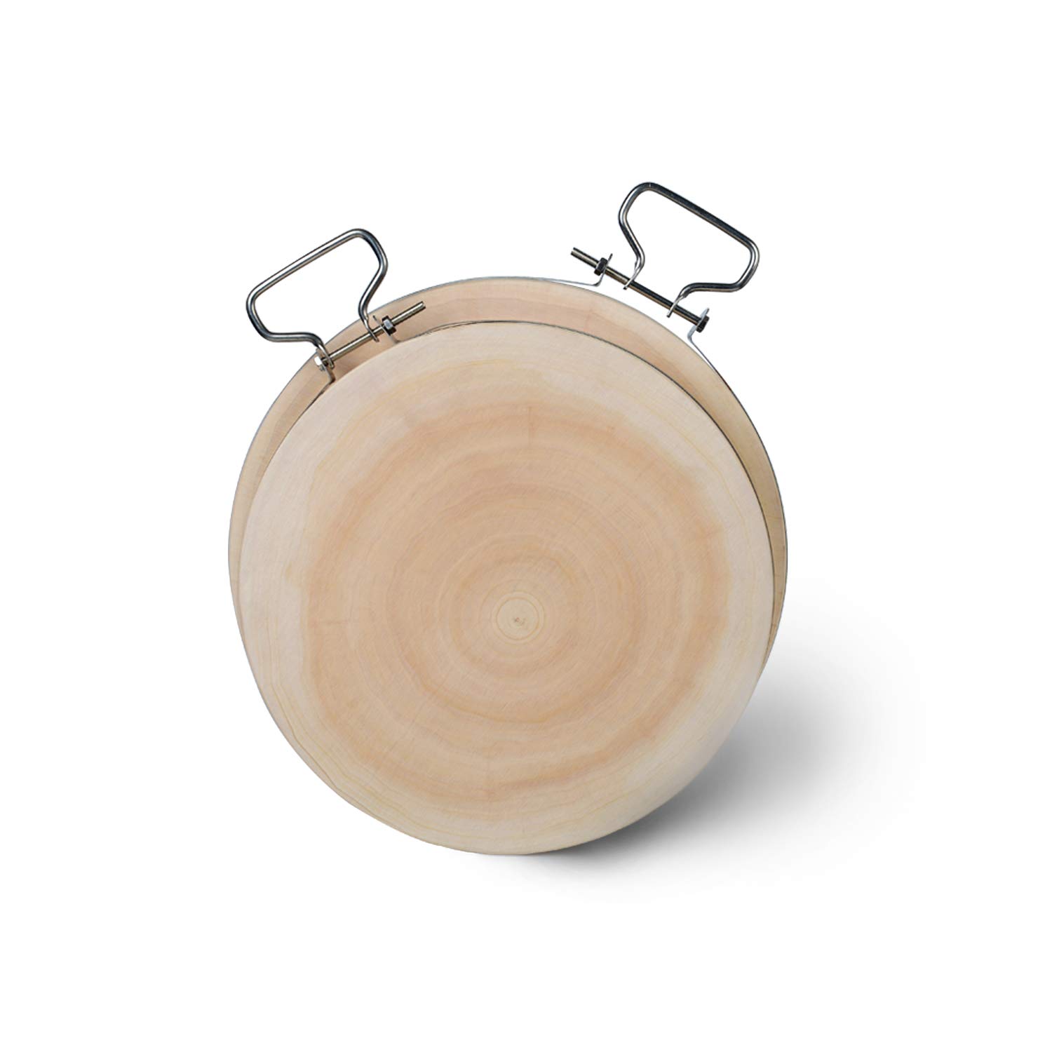 Premium Natural Willow Wood Cutting Board - 14.1 Inch Solid Wood Chopping Block, No Glue or Paint - Ideal for Kitchen Prep, Meat Cutting & Charcuterie Display