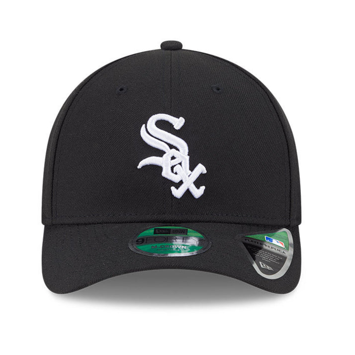 New Era 9Forty MLB Chicago White Sox Snapback Adjustable Baseball Cap - Black | Official Licensed Hat for Baseball Games, Sports Fans & Streetwear Fashion