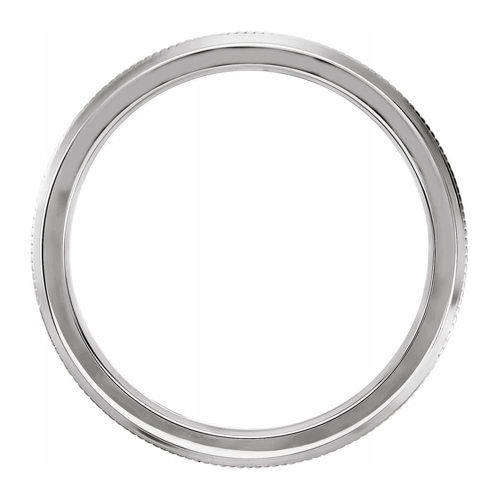 The Black Bow 2.5mm 14K White Gold Knife Edge Standard Fit Band - Perfect for Weddings, Anniversaries, and Everyday Elegance