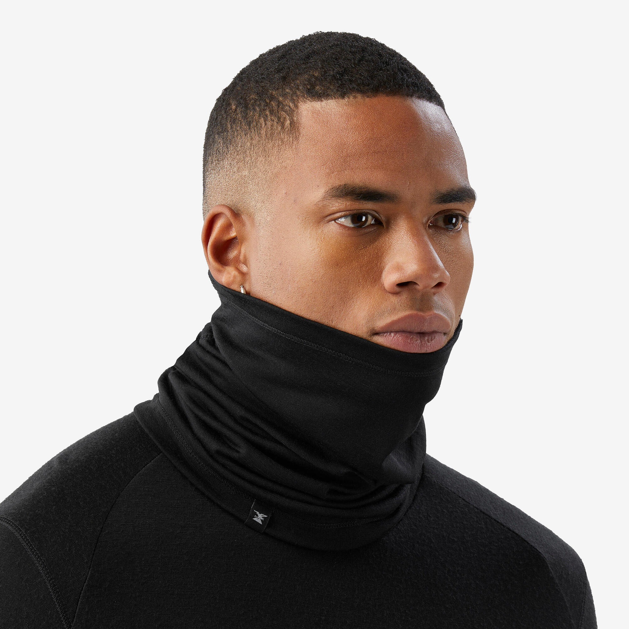 Simond Trek 500 Merino Wool Neck Gaiter - Multi-Position Hiking & Outdoor Face Mask for Cold Weather, Cycling, Skiing & Snowboarding Protection
