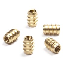400 Brass Knob Inserts - Durable Hardware for Cabinets, Drawers & Furniture - Perfect for DIY Home Improvement Projects
