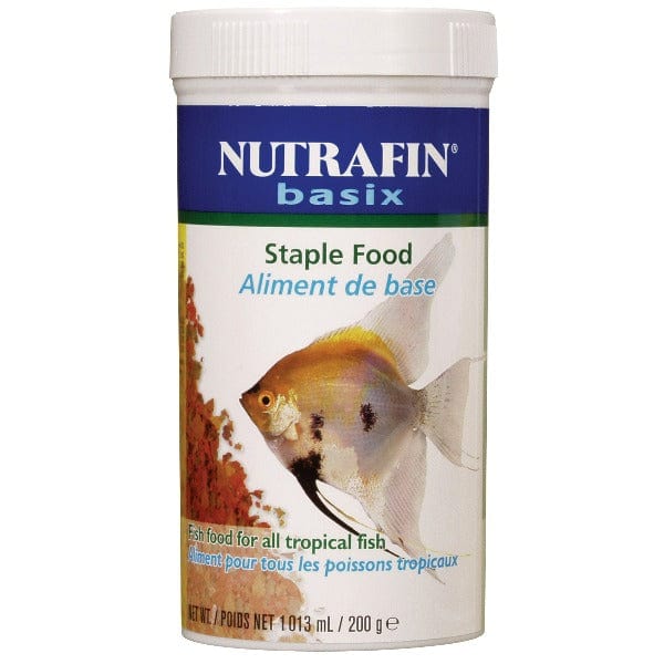 Nutrafin Basix Staple Tropical Fish Food - Premium Flake Food for Freshwater & Tropical Fish - Perfect for Daily Feeding in Home Aquariums & Fish Tanks