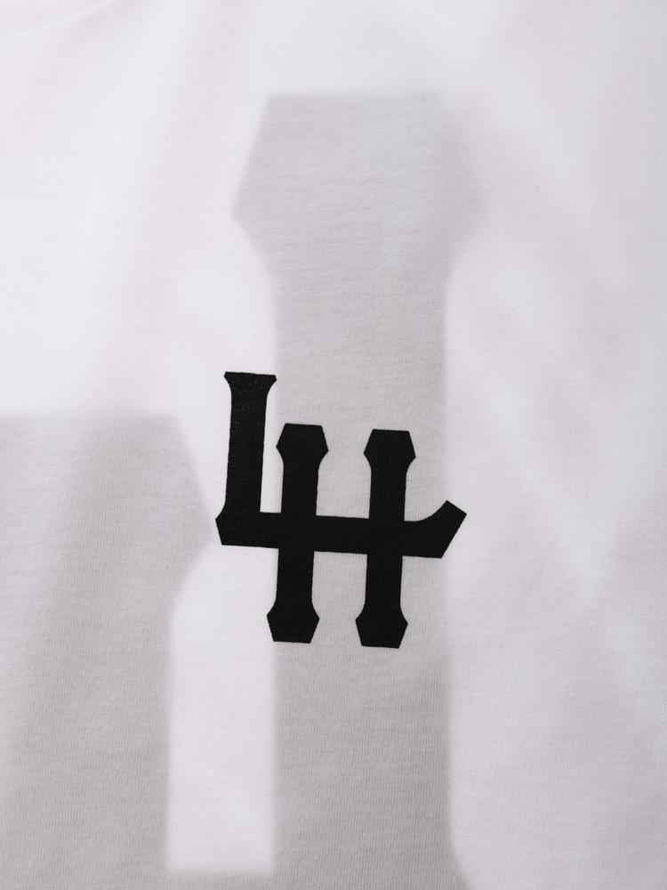 LH Big Logo T-Shirt for Men - Comfortable Cotton White Tee for Casual Wear & Street Style | Perfect for Everyday Outfits & Lounge