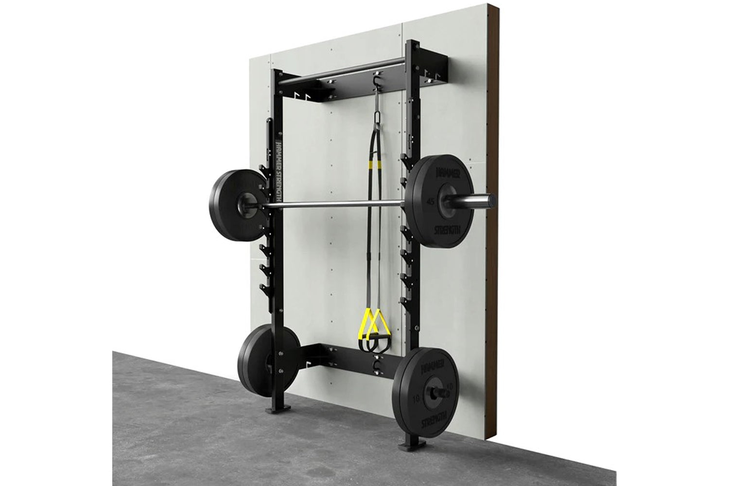 Hammer Strength Home Squat Rack - Heavy Duty Power Cage for Weightlifting & Strength Training - Perfect for Home Gym & CrossFit Workouts