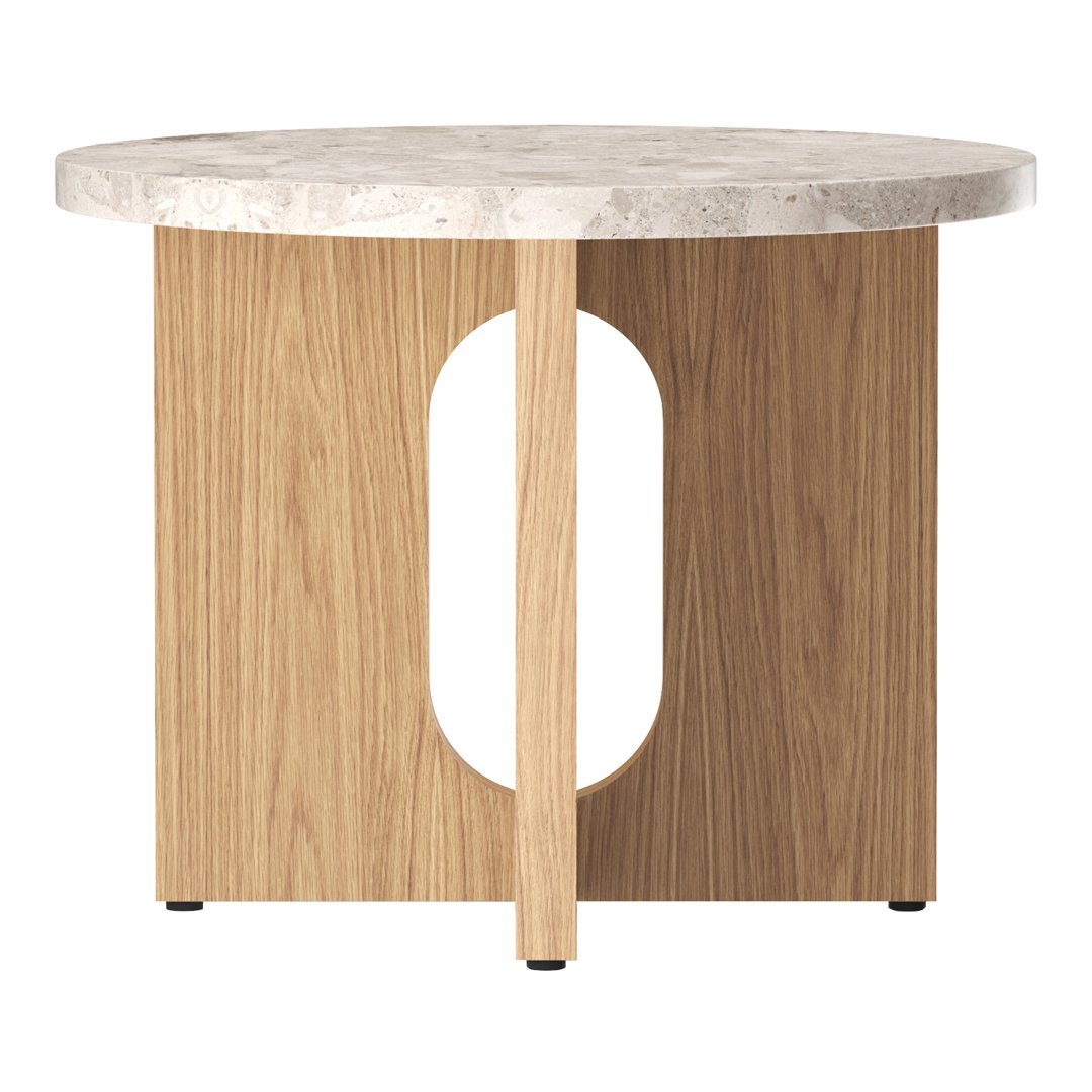 Modern Androgyne Side Table - Minimalist Nightstand, Bedside Table for Bedroom, Living Room & Office - Stylish End Table with Storage Shelf