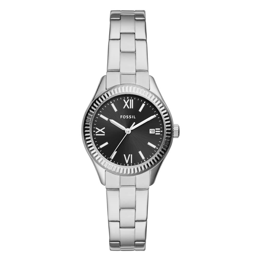 Fossil BQ3637 Women's Rye Leather Watch - Stylish Analog Timepiece for Everyday Wear & Office Fashion