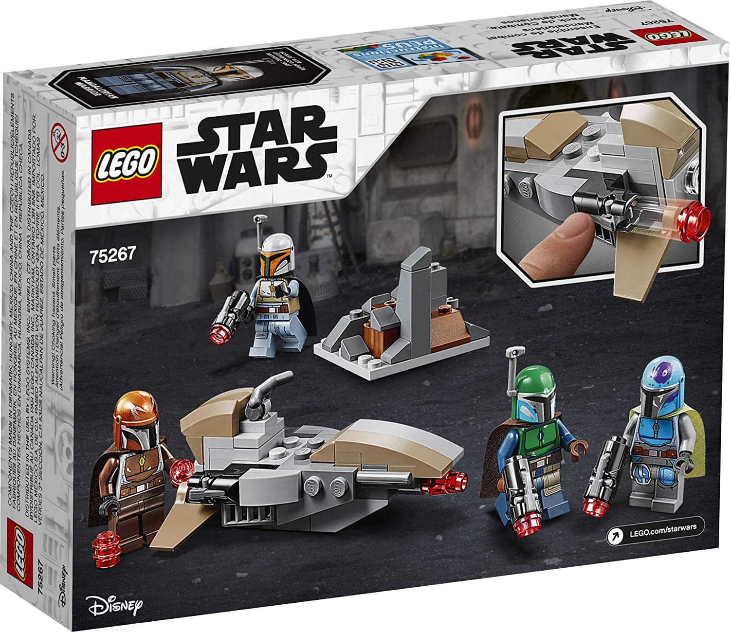 LEGO Star Wars Mandalorian Battle Pack 75267 Building Toy Set - Buildable Action Figures for Kids & Collectors | Star Wars The Mandalorian Playset for Creative Play & Display
