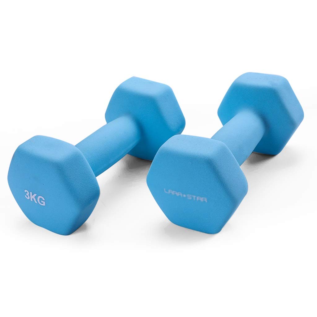 FHPEWXDG Small Dumbbells for Home Fitness - Neoprene Coated Slim Arm Dumbbells with Cast Iron Core, Unisex Workout Equipment for Fat Loss & Toning | Perfect for Home Gym, Strength Training & Women's Fitness