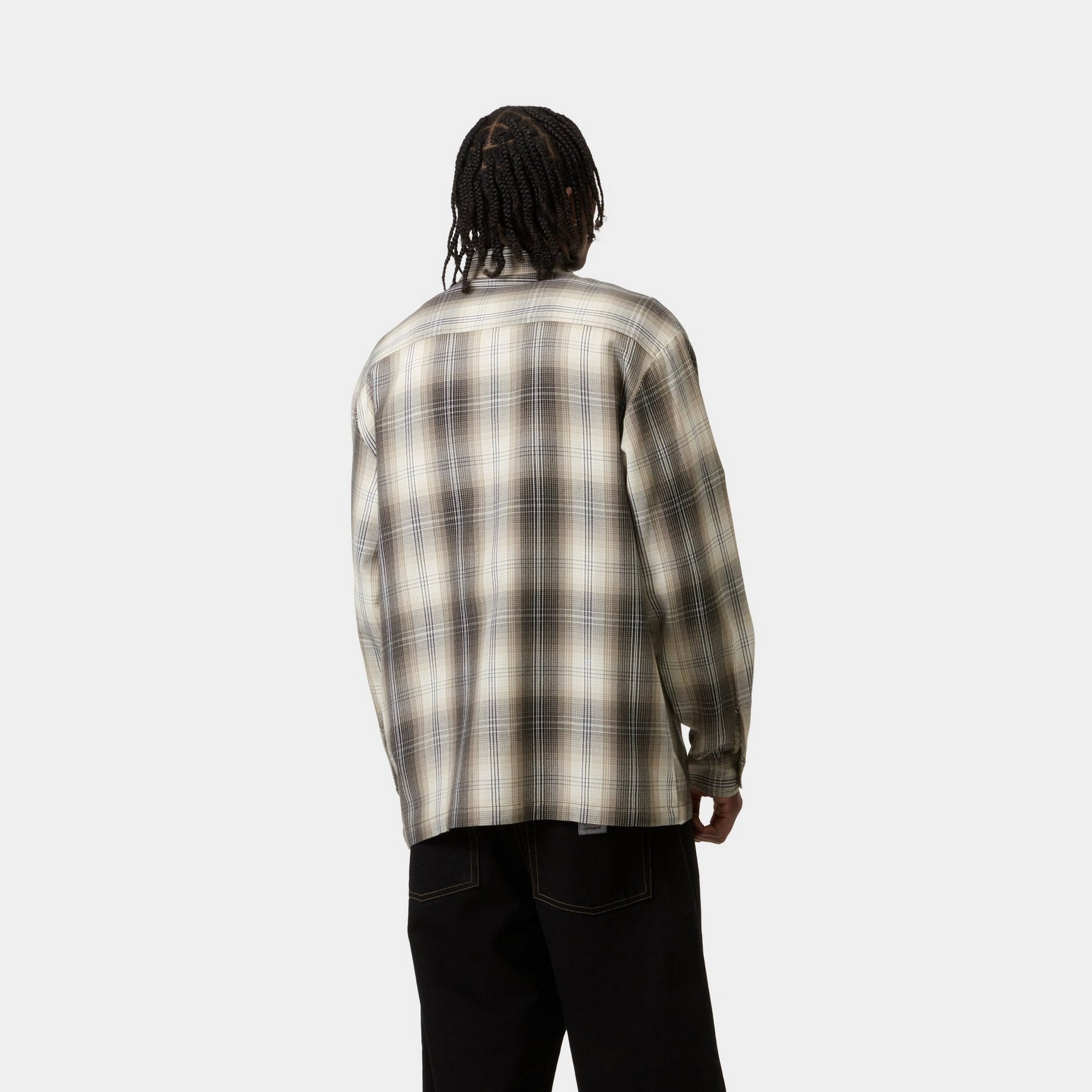Blanton Plaid Flannel Shirt for Men - Soft Cotton Button Down Shirt with Yosemite National Park Print - Perfect for Hiking, Camping & Outdoor Adventures