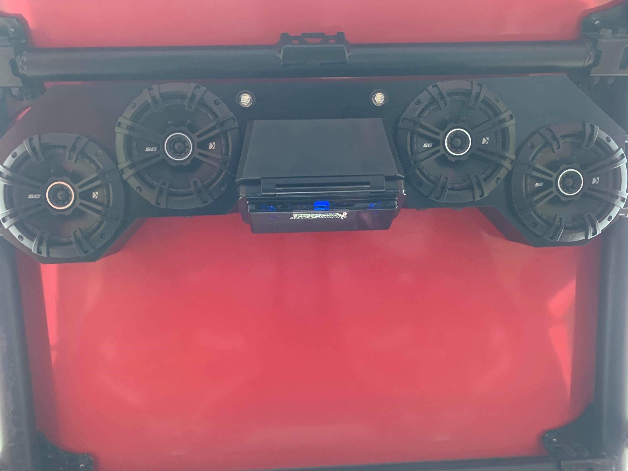 Galena RZR PRO XP Sound Bar Tower Speakers - Bluetooth Stereo System for UTV/ATV, Waterproof & Shockproof, Perfect for Off-Road Adventures, Camping, and Outdoor Parties