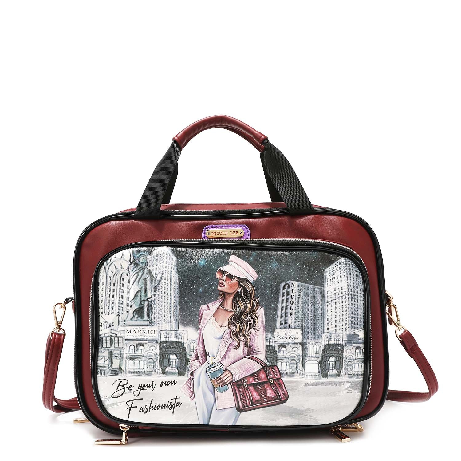 HANA Cosmetic Bag for Women - Waterproof Makeup Pouch Travel Organizer - Perfect for Travel, Gym, and Everyday Use