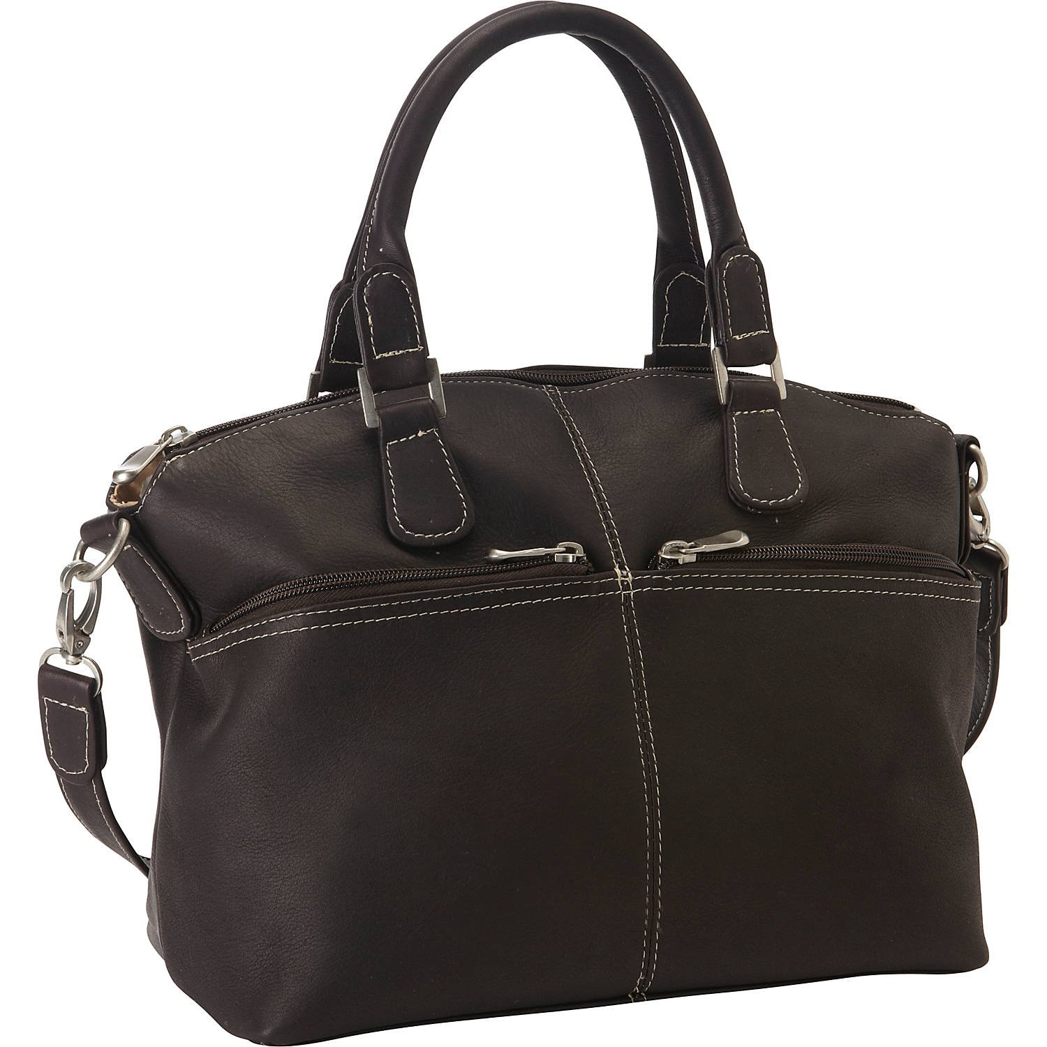Le Donne Classic Satchel Bag - Genuine Colombian Vaquetta Cowhide Leather Handbag for Women | Perfect for Work, Travel & Everyday Use
