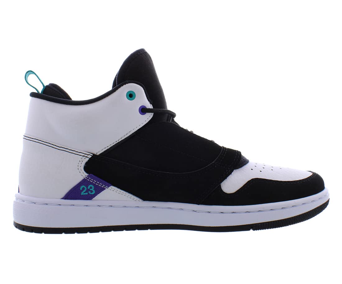 Men's Fadeaway Leather High-Top Basketball Shoes - Premium Performance Sneakers for Court Play & Street Style | Ideal for Basketball Games, Training & Casual Wear