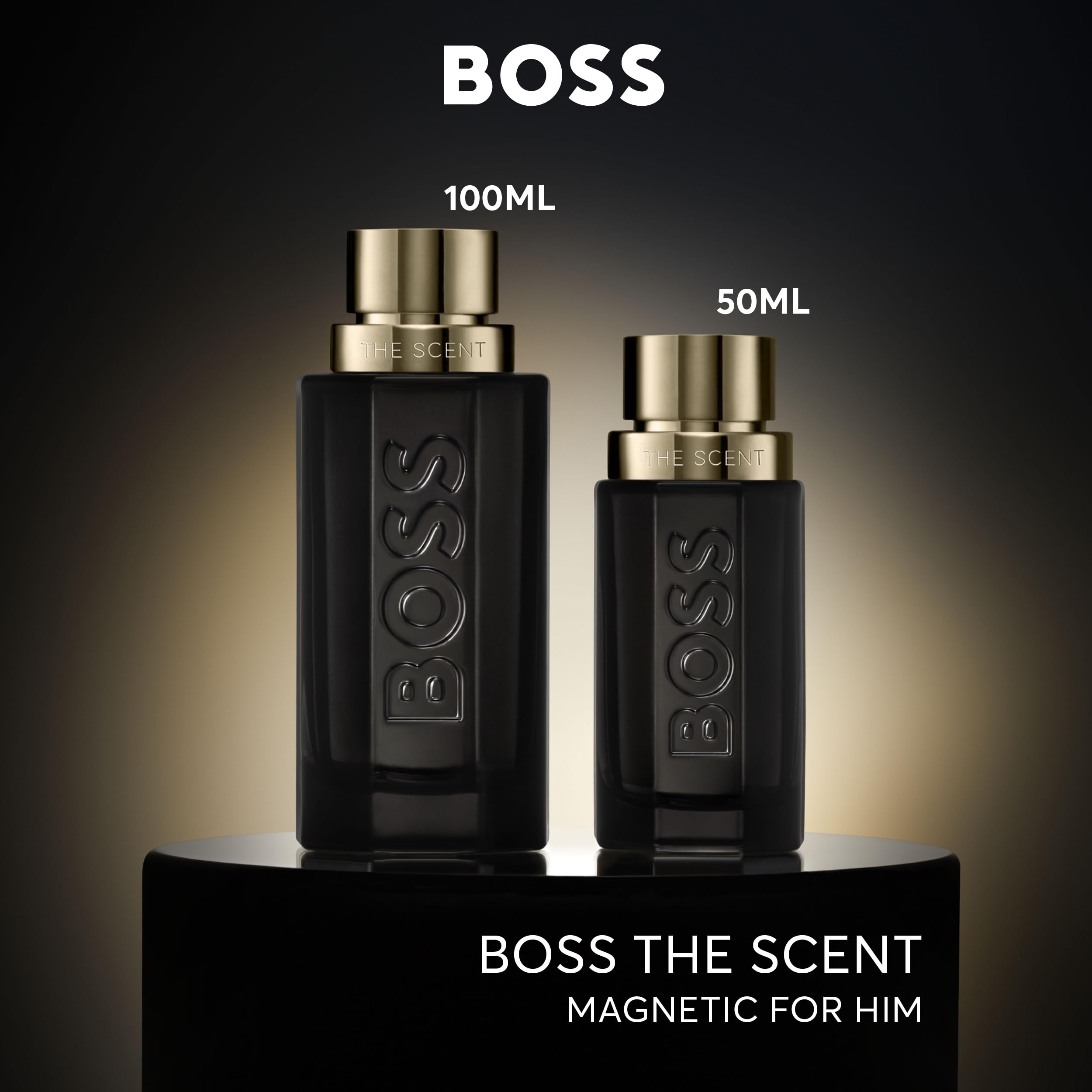 Hugo Boss The Scent Magnetic Eau de Parfum for Men - Amber Cologne with Maninka Fruit & Vanilla Notes - Long Lasting Fragrance - Perfect for Date Night & Special Occasions