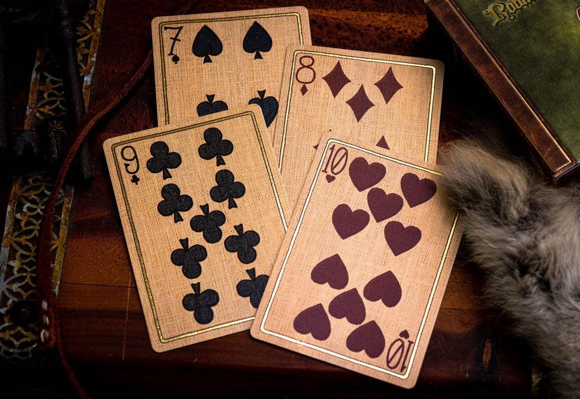 Robin Hood Themed Collectible Playing Cards - Signed Edition | Perfect for Card Games, Magic Tricks & Gift Giving