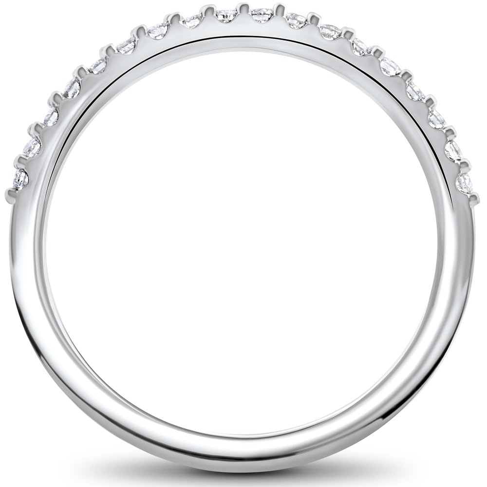 1/5 Carat Lab-Created Diamond Wedding Ring - 14K Gold or Platinum - Elegant Engagement & Anniversary Jewelry for Women