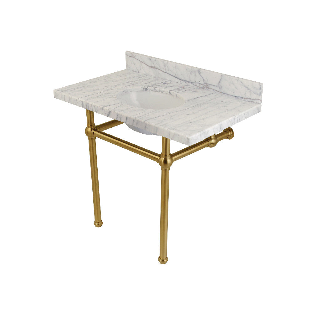 Fauceture Templeton Console Sink - Modern Bathroom Vanity Sink for Farmhouse & Contemporary Home Decor | Perfect for Powder Rooms, Guest Baths & Luxury Master Baths