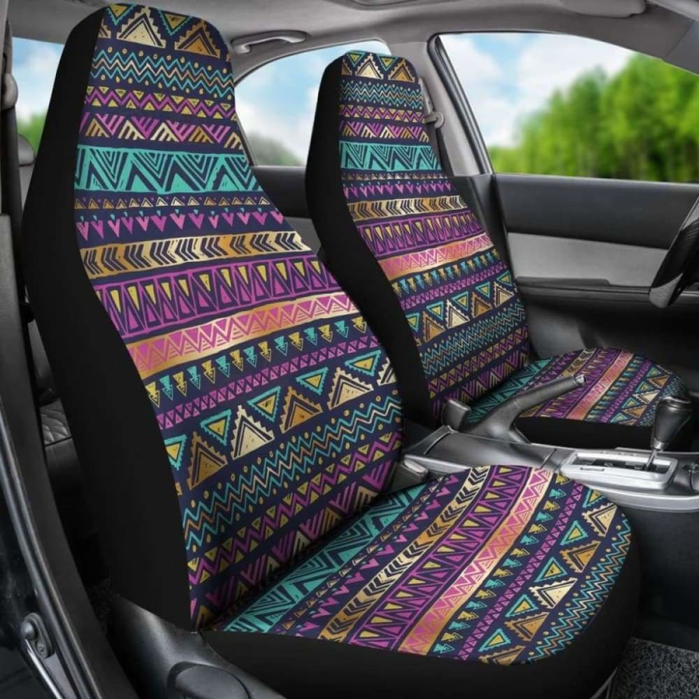 Premium Aztec Purple Car Seat Cover - Waterproof & Non-Slip Auto Seat Protector for Cars, Trucks & SUVs | Stylish Interior Upgrade for Home, Office & Travel Use