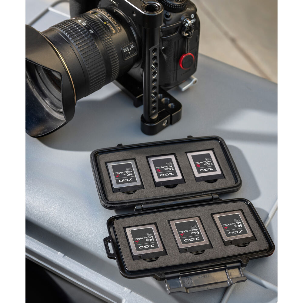 Pelican 0965 Waterproof Memory Card Case - Secure Storage for XQD & CFexpress Cards - Perfect for Travel, Photography & Outdoor Adventures
