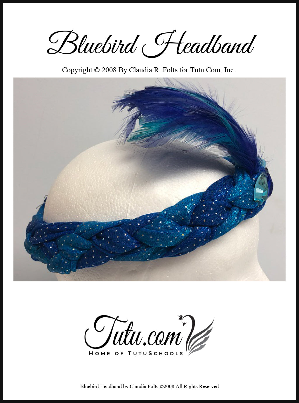 Bluebird Headpiece for Men - Downloadable Instructions & DIY Guide | Perfect for Costumes, Cosplay, and Themed Parties