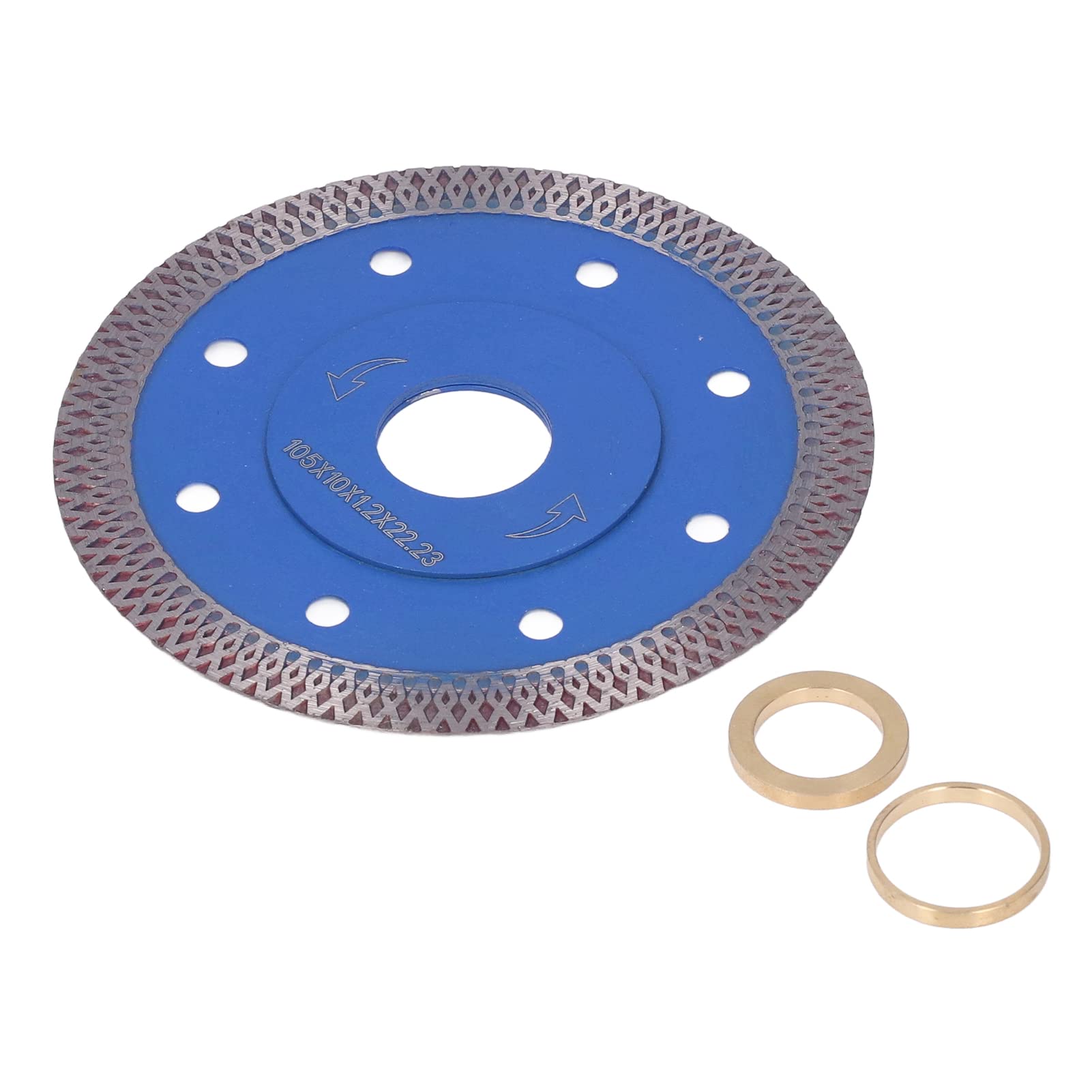4 Inch Industrial Grade Super Thin Universal Cutting Disc - Blade for Angle Grinder, Chip-Free 8000-11000 RPM with Flange Wave Net - Perfect for Granite Cutting & Stone Work