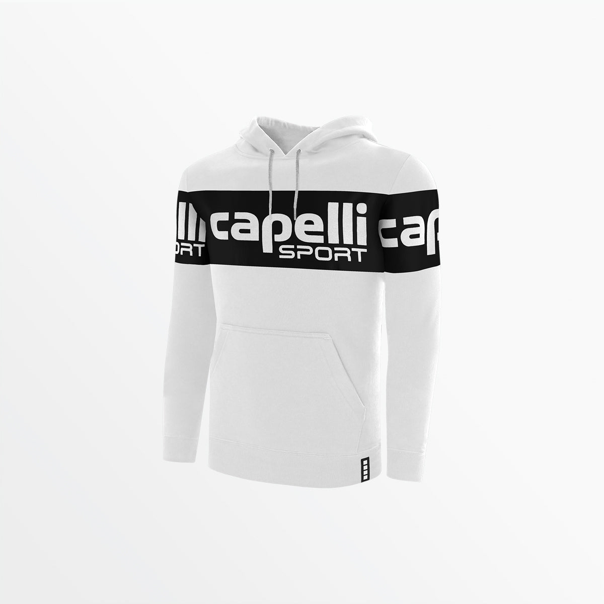 Men's Logo Stripe Fleece Pullover Hoodie - Warm & Stylish Winter Sweatshirt for Outdoor Activities & Casual Wear