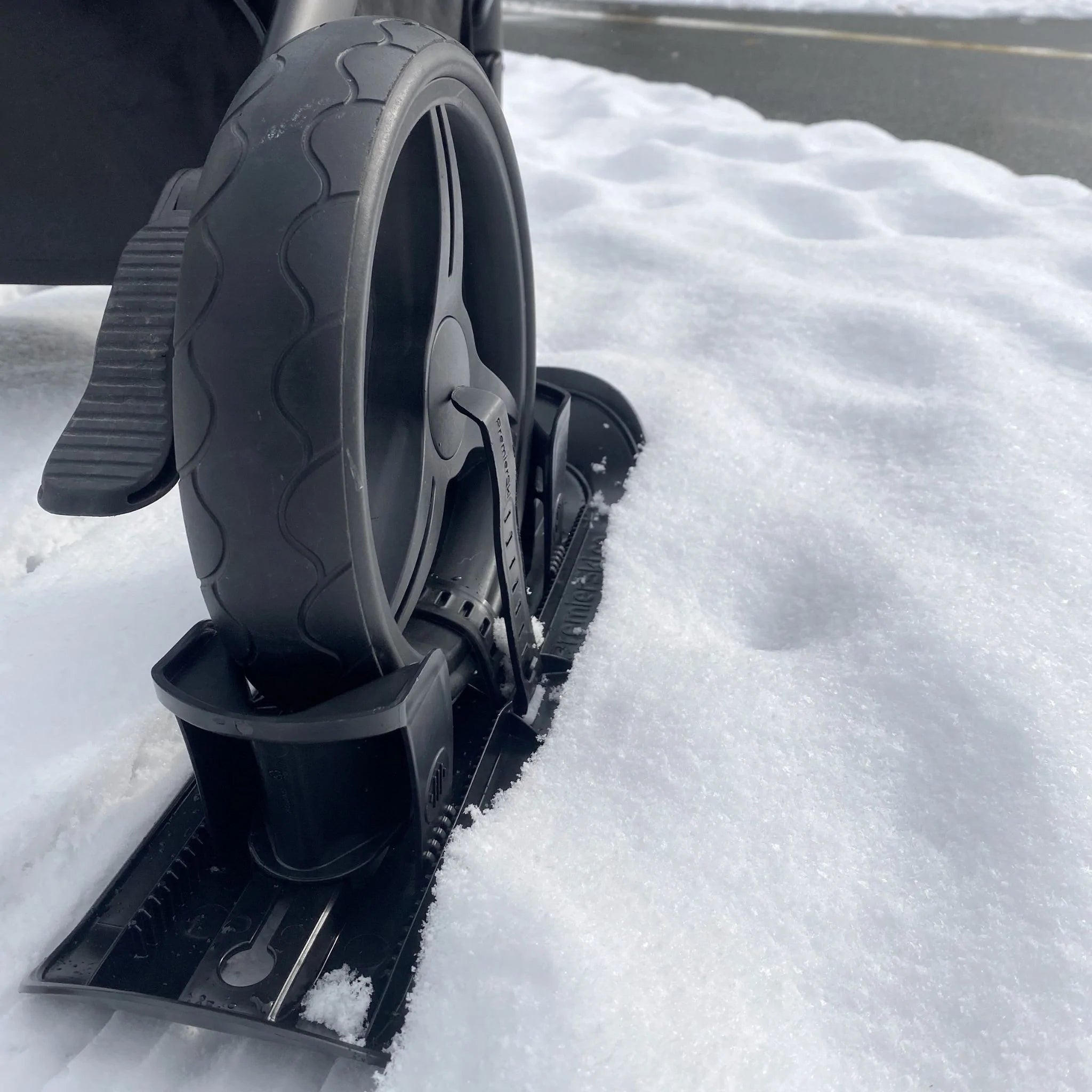 PremierSki Stroller Skis - All-Terrain Baby Jogger Skis for Snow | Winter Stroller Accessories for Outdoor Adventures & Snowy Walks