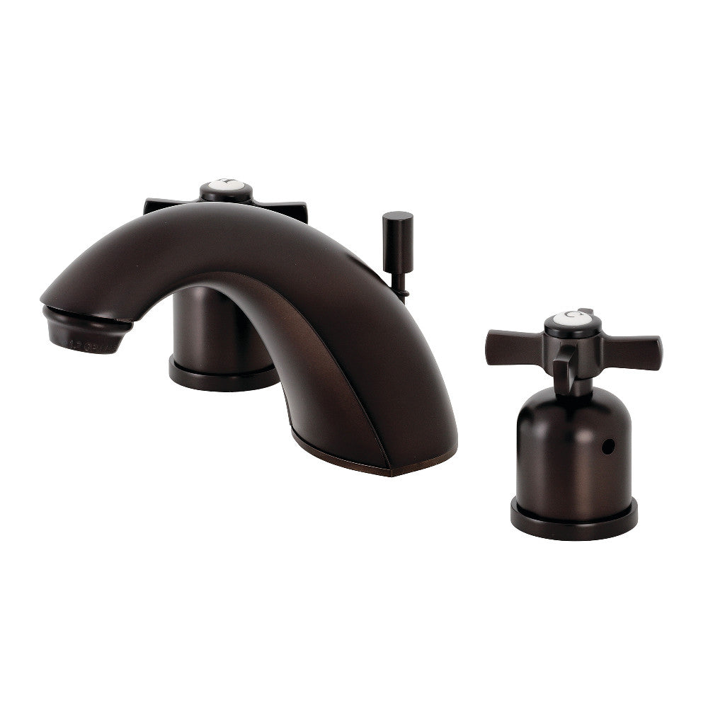 Kingston Brass FB8958ZX Millennium Widespread Bathroom Faucet - 8 Inch Centerset, Oil Rubbed Bronze Finish, High Arc Spout - Perfect for Modern Bathroom Vanities and Sinks