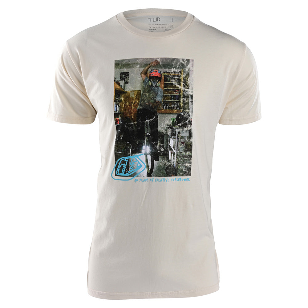 Men's Short Sleeve Cotton T-Shirt for Unicycle Riding - Breathable Casual Tee for Cycling, Streetwear & Outdoor Activities