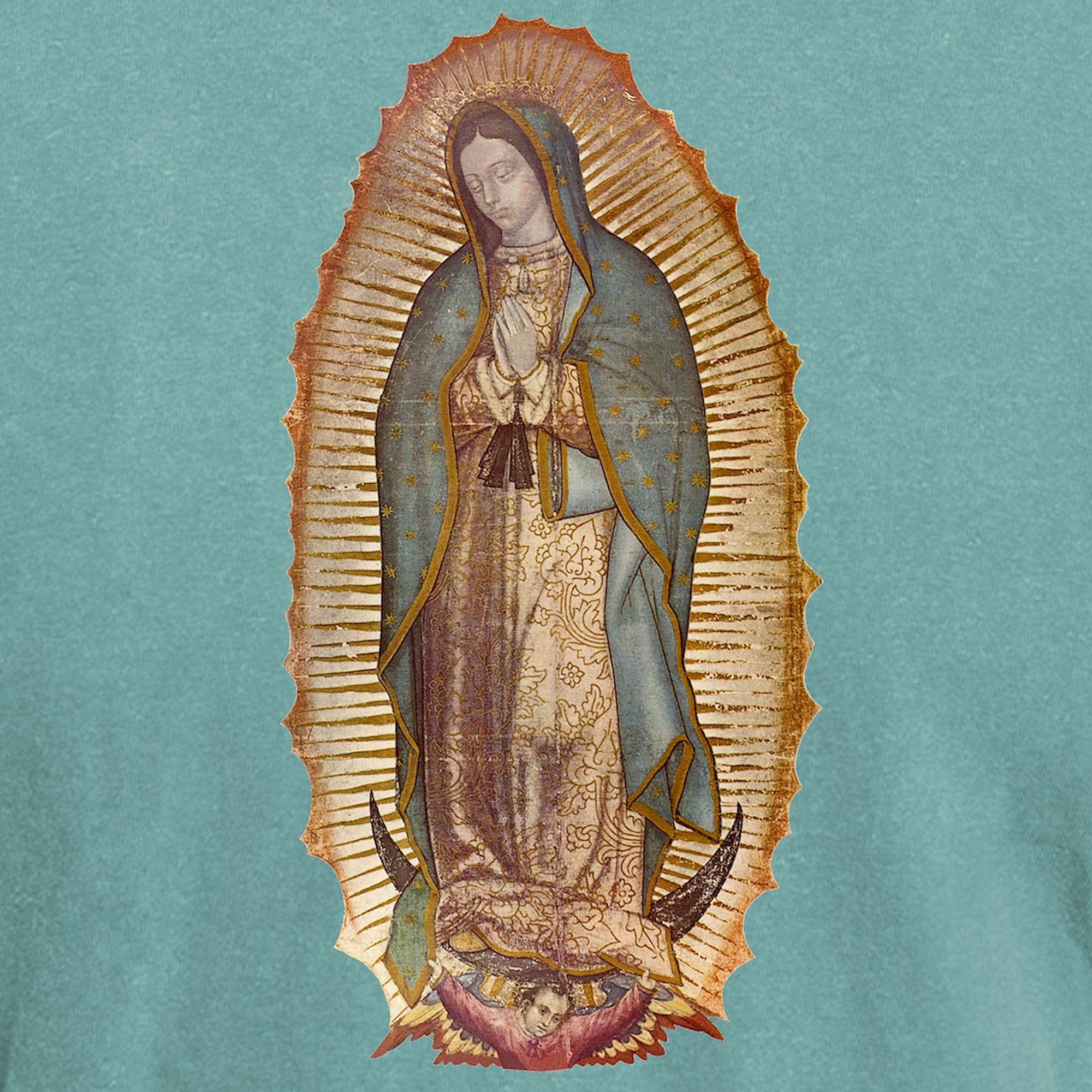 Our Lady of Guadalupe T-Shirt for Men - Comfort Colors® Premium Cotton Tee - Religious Apparel for Church, Festivals & Everyday Wear