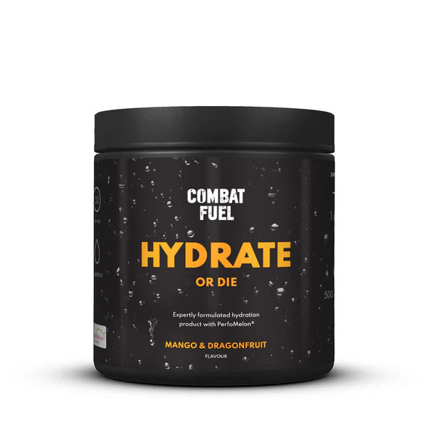 Combat Fuel Hydrate 300g - Premium Electrolyte Powder for Workout Recovery & Energy Boost | Ideal for Gym, Running & Sports Performance