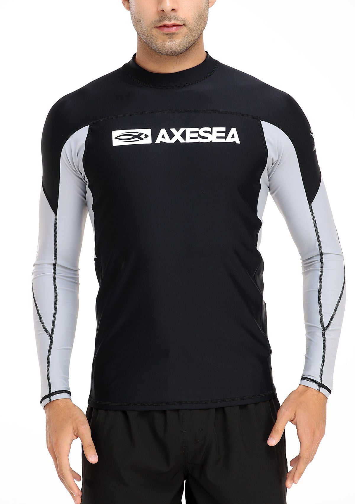 Axesea Team Long Sleeve UPF 50+ Sun Protection Rash Guard Shirt for Men & Women - Perfect for Surfing, Swimming, Beach & Outdoor Activities