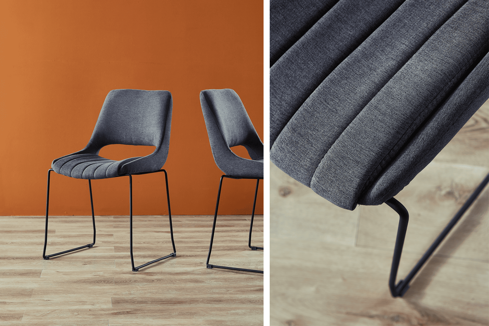 Gian Sled Chair - Comfortable and Stylish Indoor/Outdoor Seating for Living Room, Patio, or Garden Relaxation