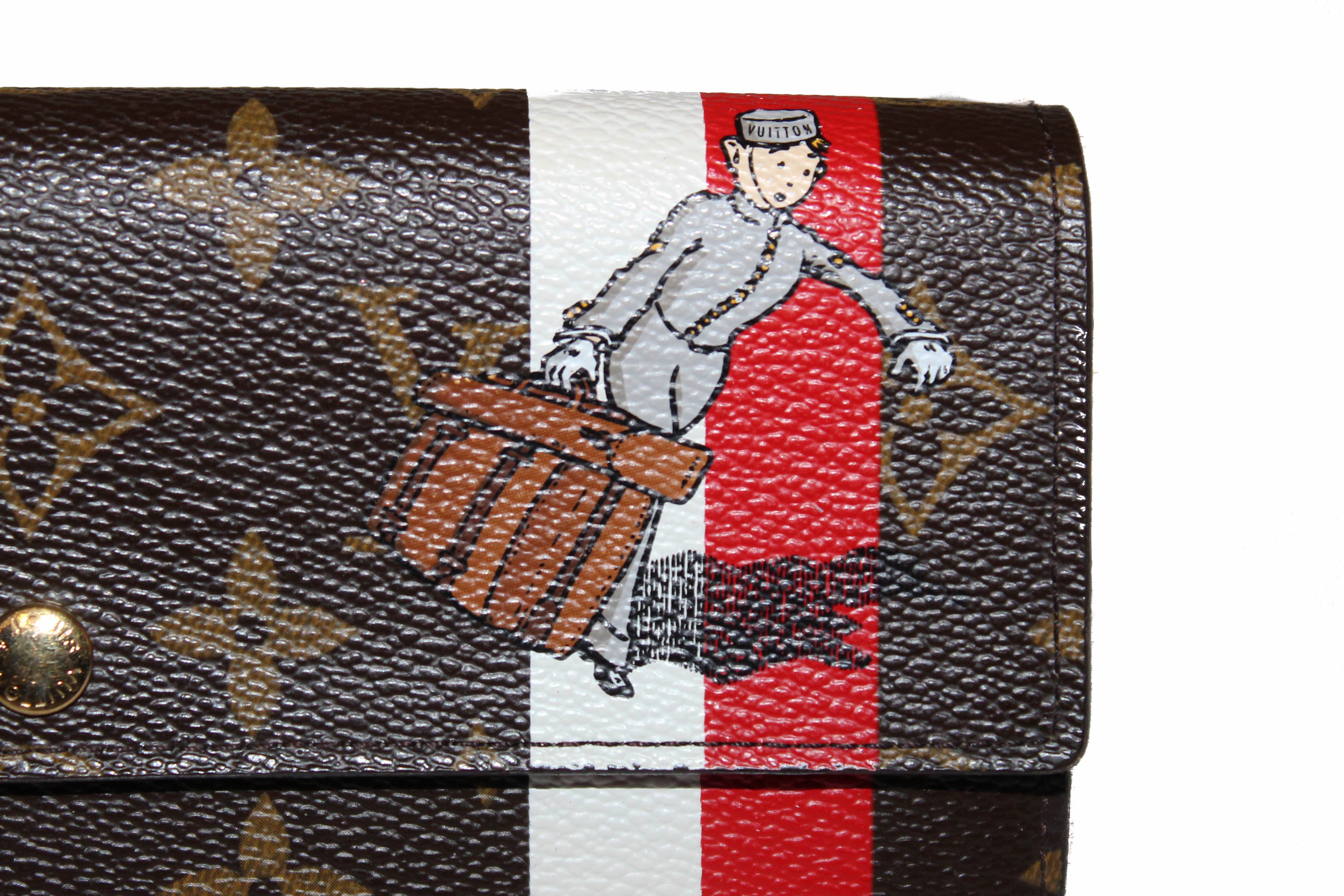 Authentic Louis Vuitton Limited Edition Monogram Sarah Wallet for Women - Luxury Designer Crossbody Clutch for Parties, Travel & Everyday Use